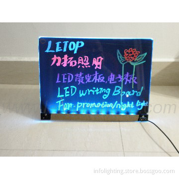 3040 Flash   Led writing board & advertising light without frame